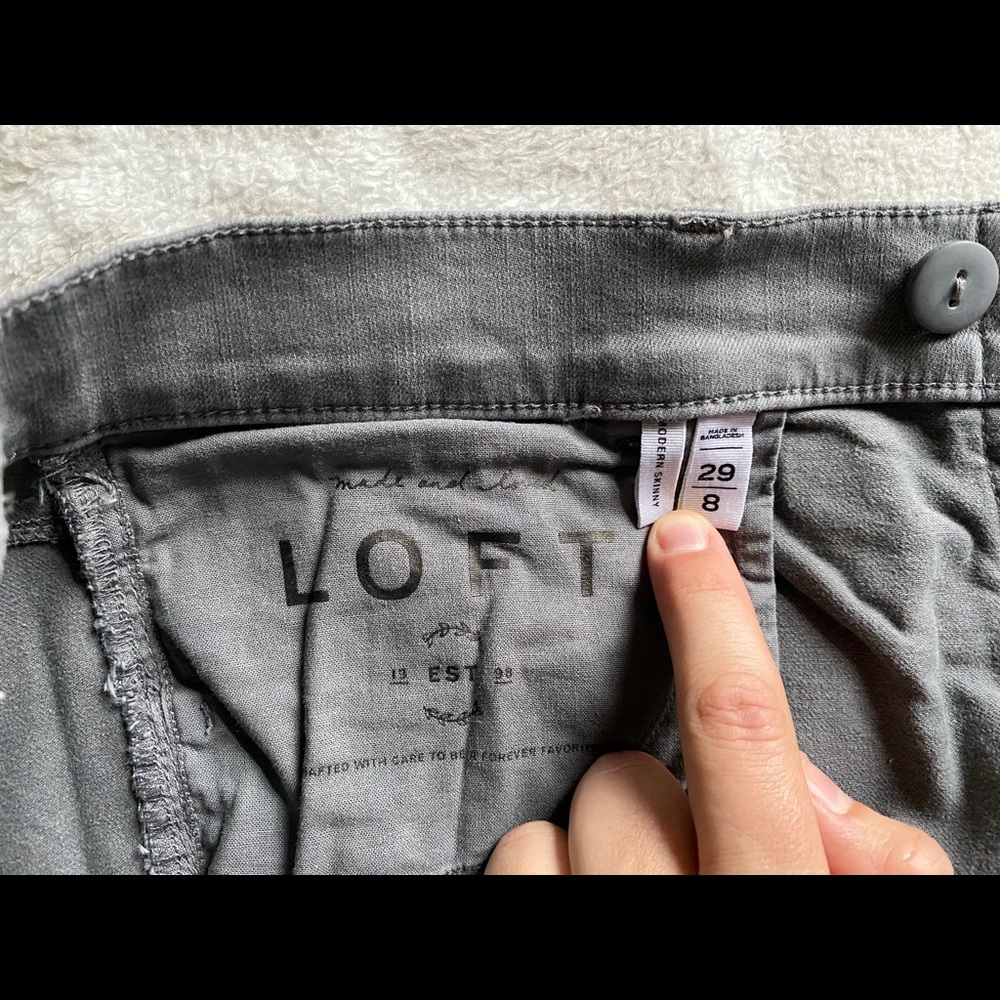 Modern skinny Ann Taylor Loft pants